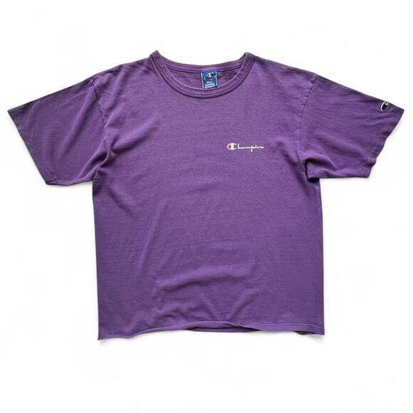 Champion Other - Vintage Champion USA Made Spellout Purple Script T Shirt Single Stitch Tee 80s